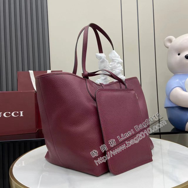 Gucci專櫃古馳最新款Totissima系列托特包雙面手提購物包 jh2959型號：839112
